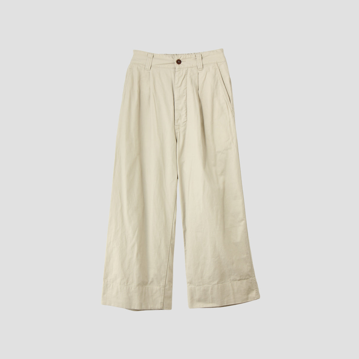 ORGANIC LIGHT COTTON TWILL TROUSERS