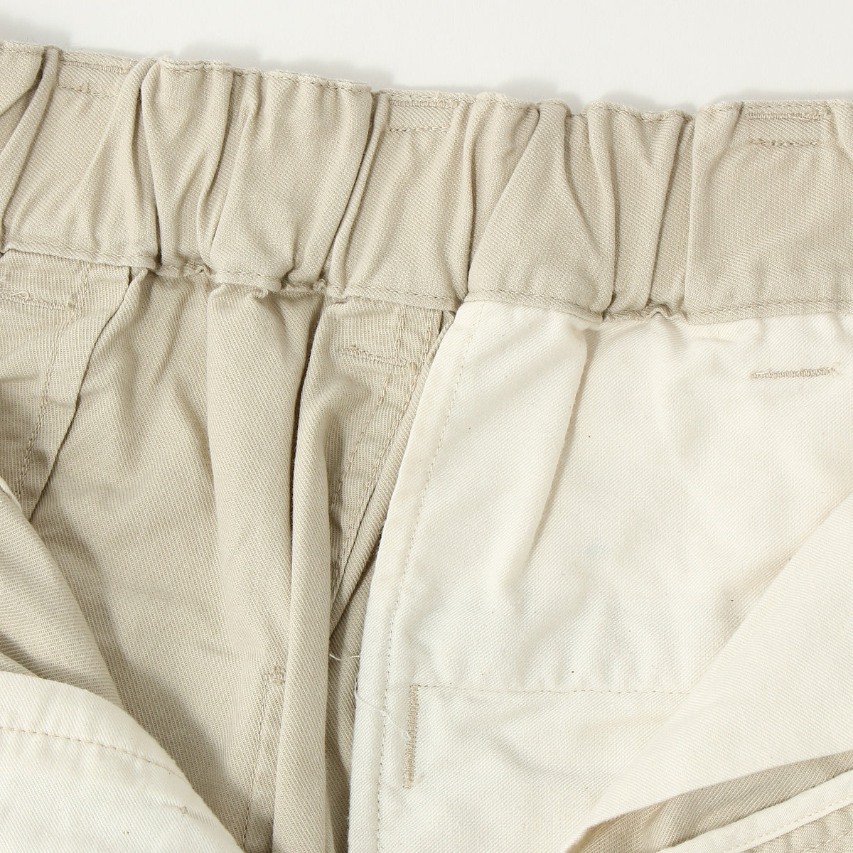 ORGANIC LIGHT COTTON TWILL TROUSERS