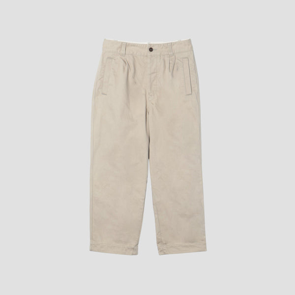 BRUSHED BACK COTTON TWILL TROUSERS