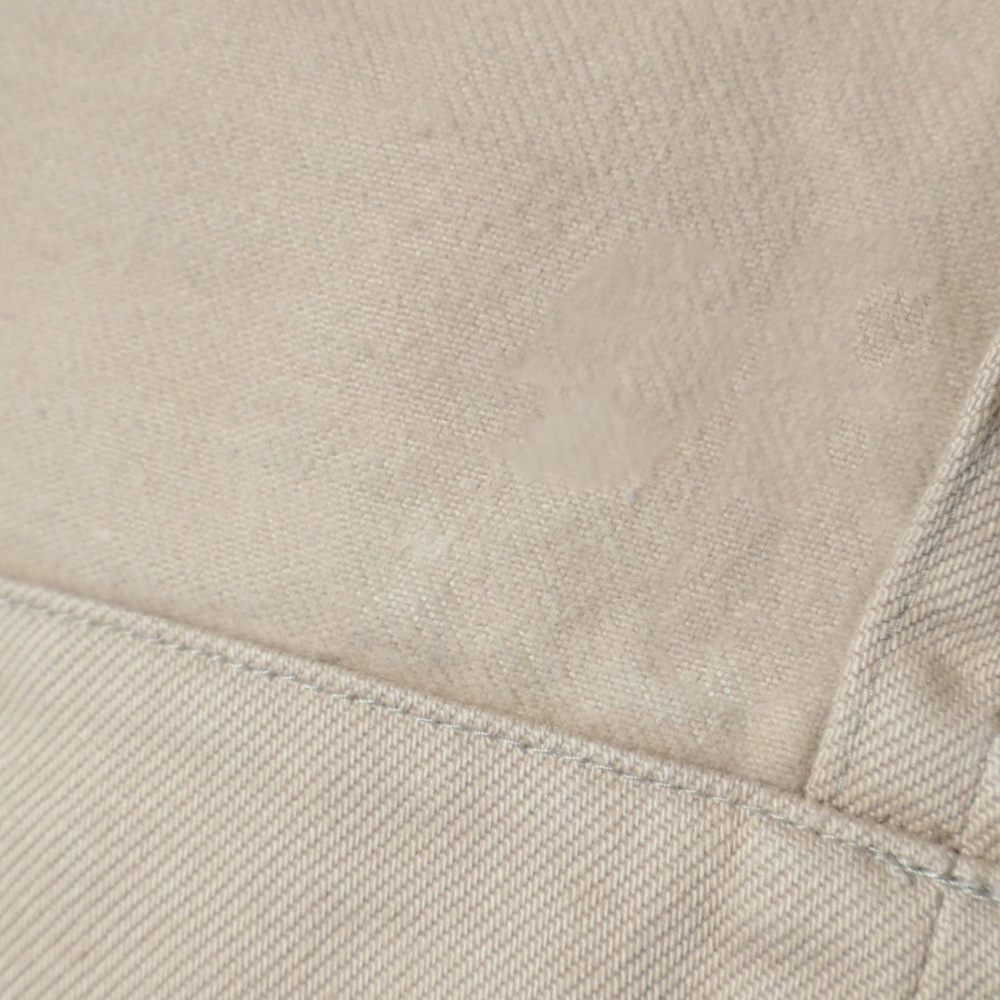 BRUSHED BACK COTTON TWILL TROUSERS