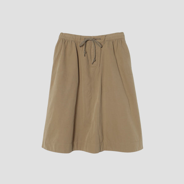 COTTON WOOL CANVAS SKIRT