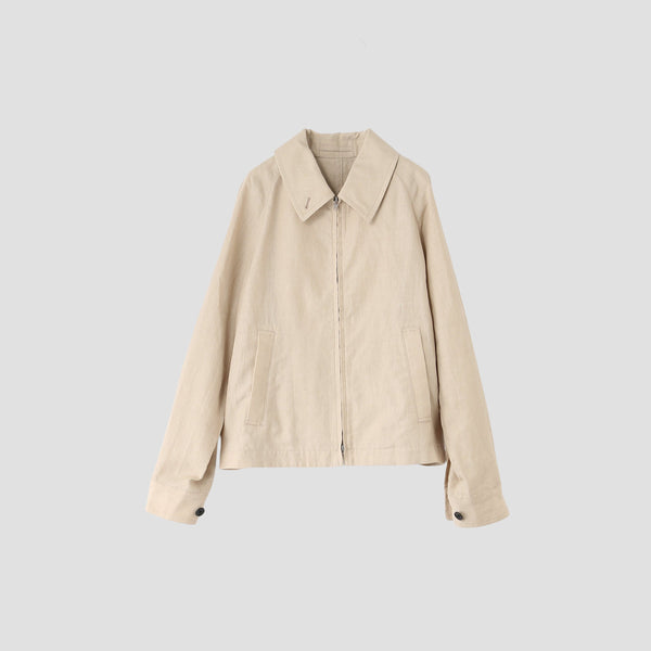 DENSE LINEN BLOUSON