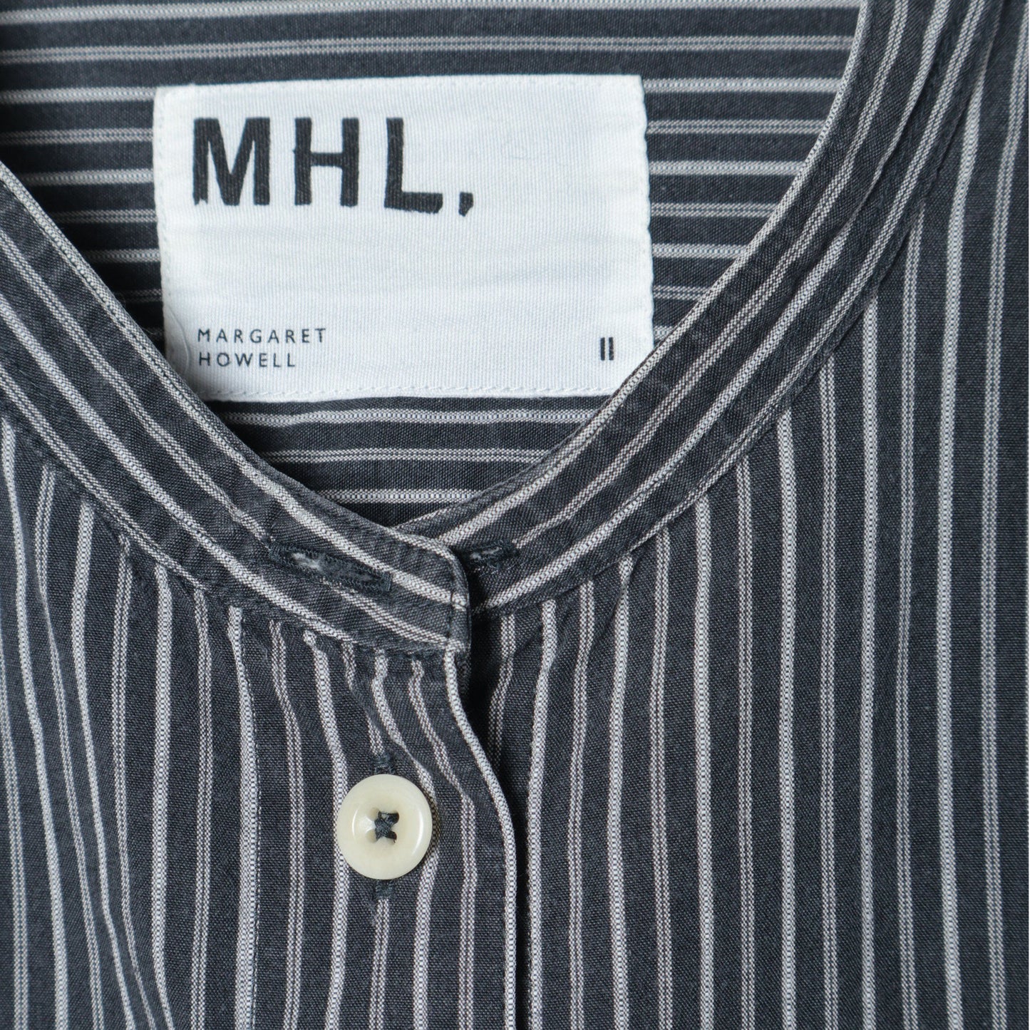 COTTON WOOL STRIPE SHIRT