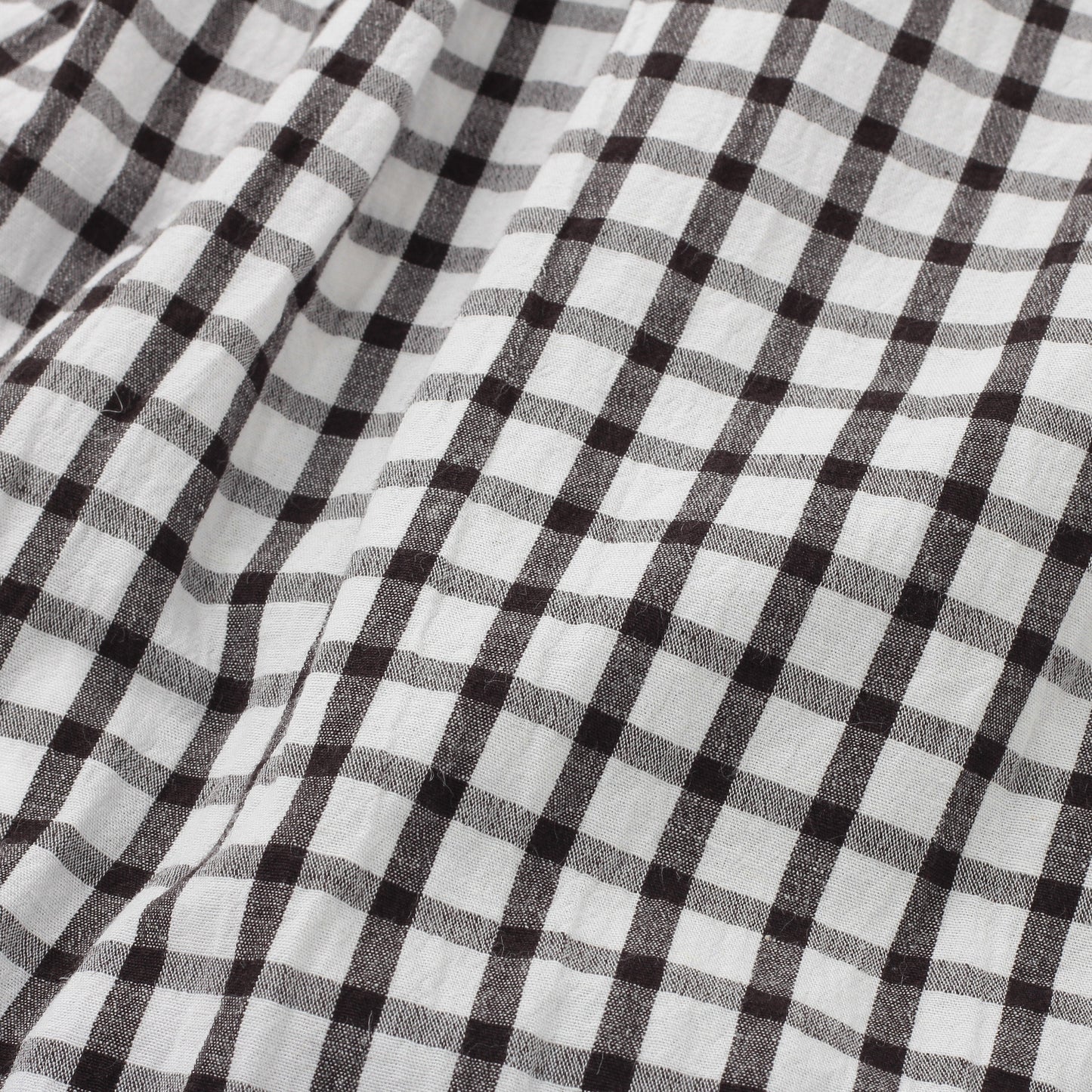 COTTON LINEN CHECK SHIRT