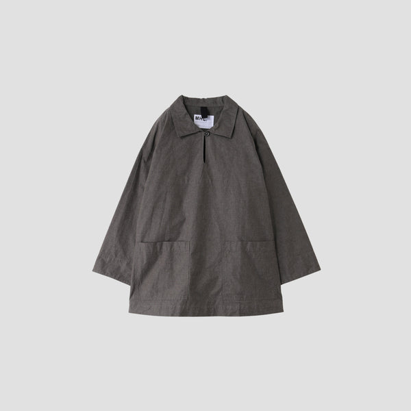 MELANGE COTTON CHAMBRAY SHIRT