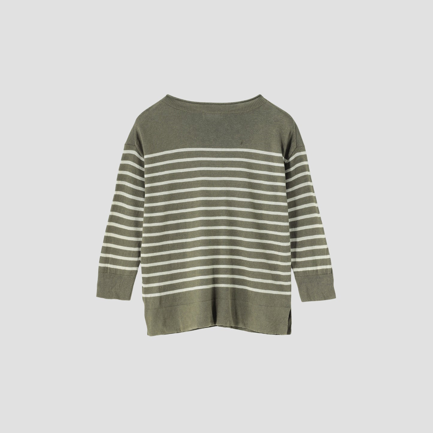 LINEN SILK BOAT NECK KNIT
