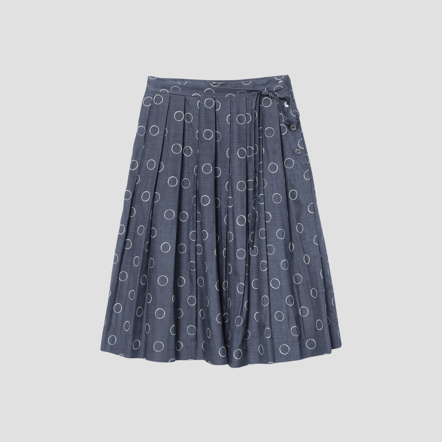 OUTLINE SPOT SILK SKIRT