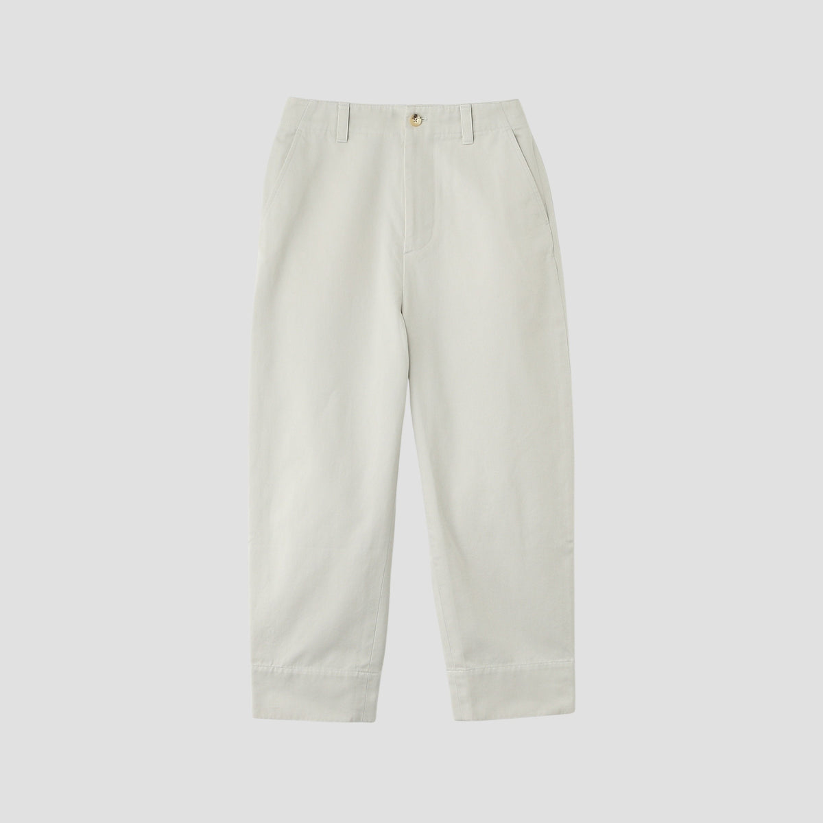 ORGANIC COTTON TWILL TROUSERS