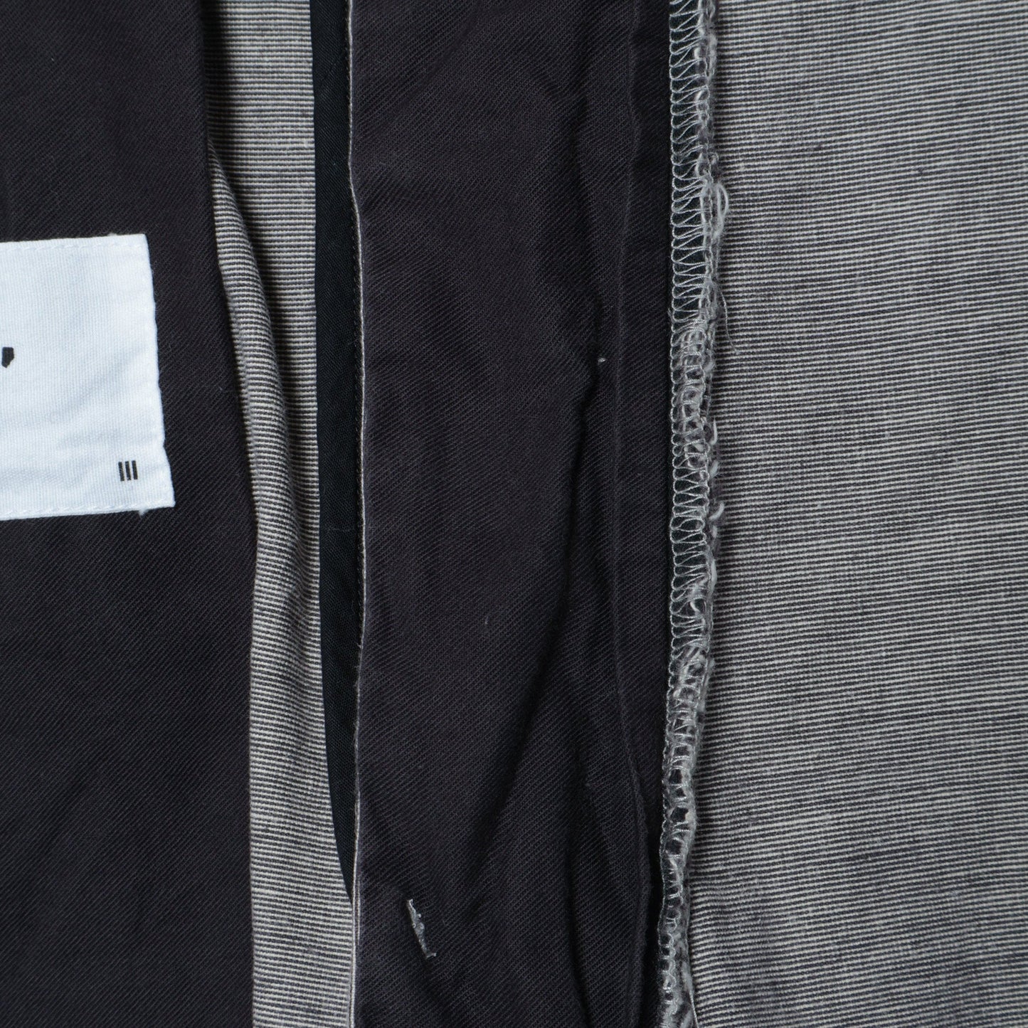 IRREGULAR END ON END COTTON LINEN TROUSERS