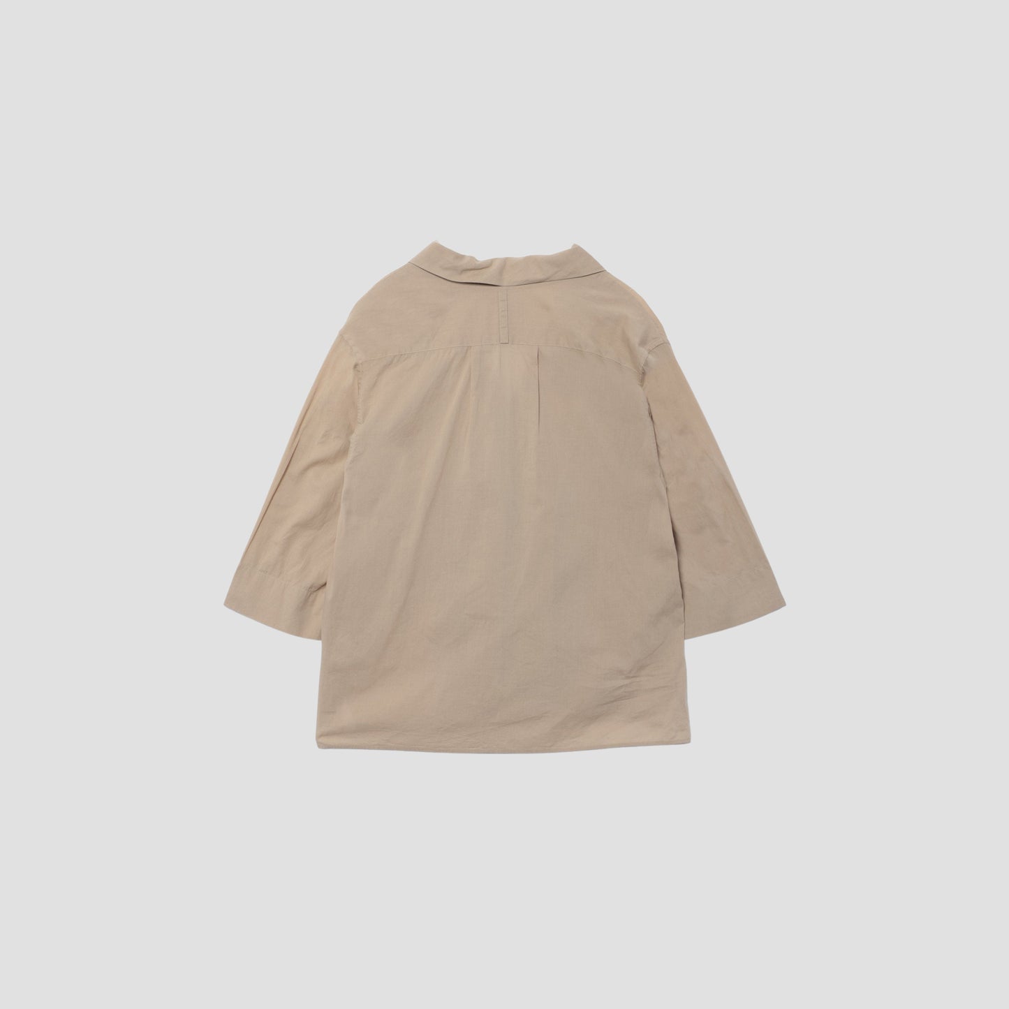 PIECE DYED WASHED COTTON SHIRT