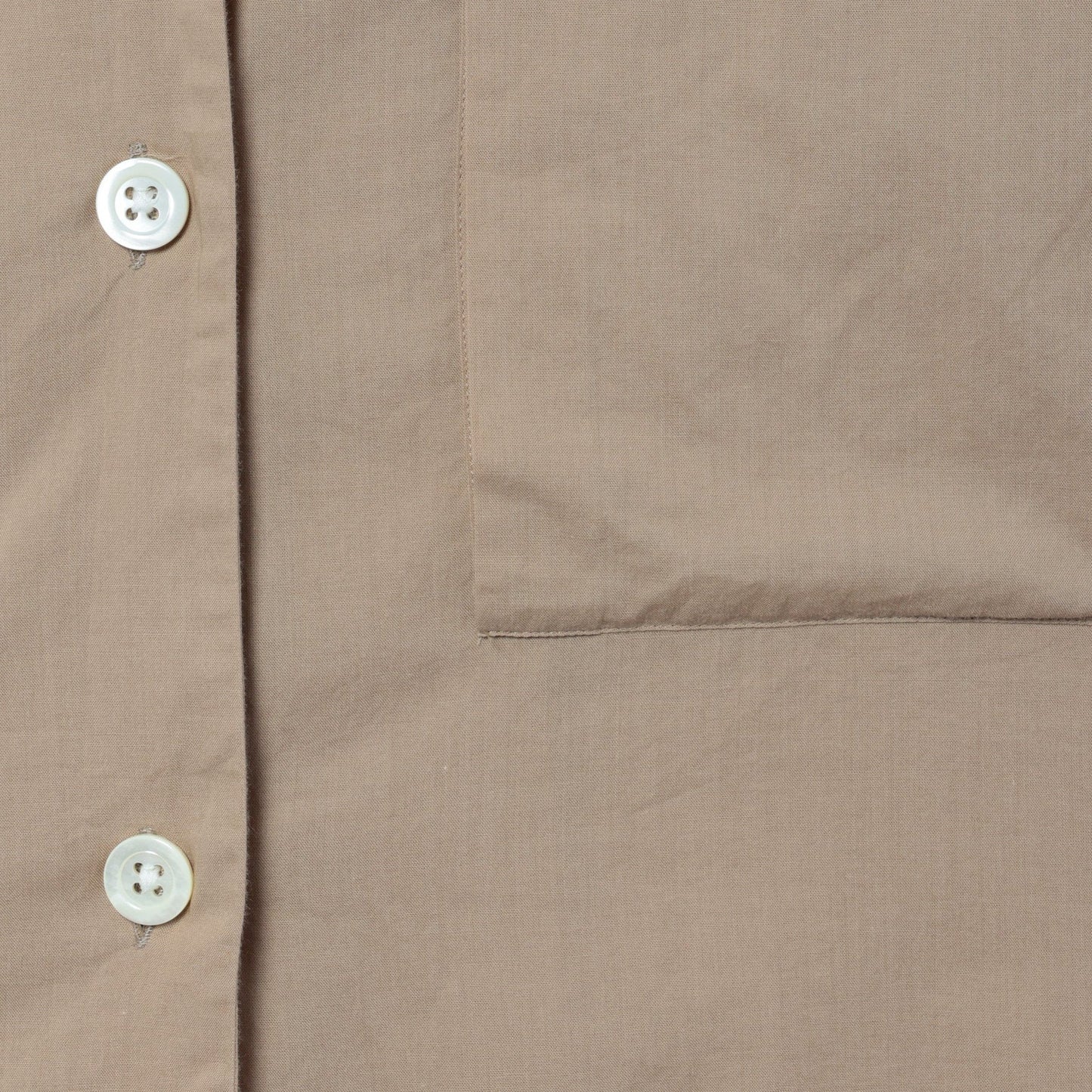 PIECE DYED WASHED COTTON SHIRT
