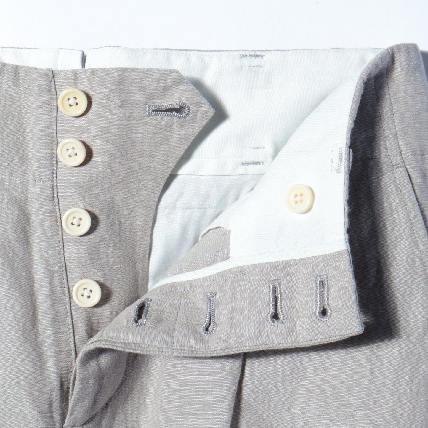 COTTON LINEN TROUSERS