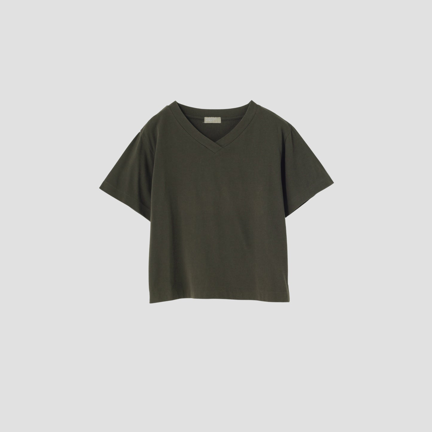 COTTON V NECK T SHIRT JERSEY