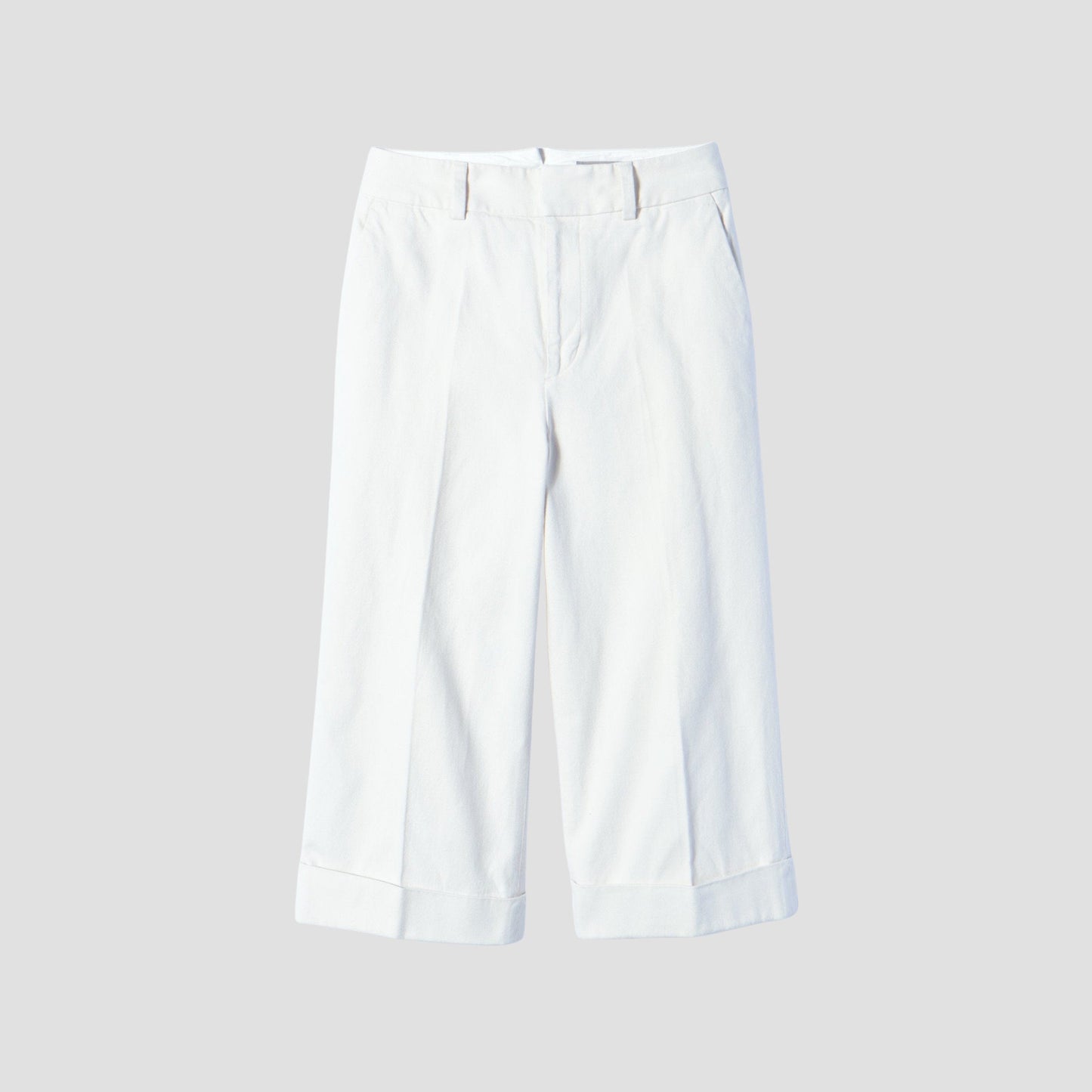 COTTON TWILL TROUSERS