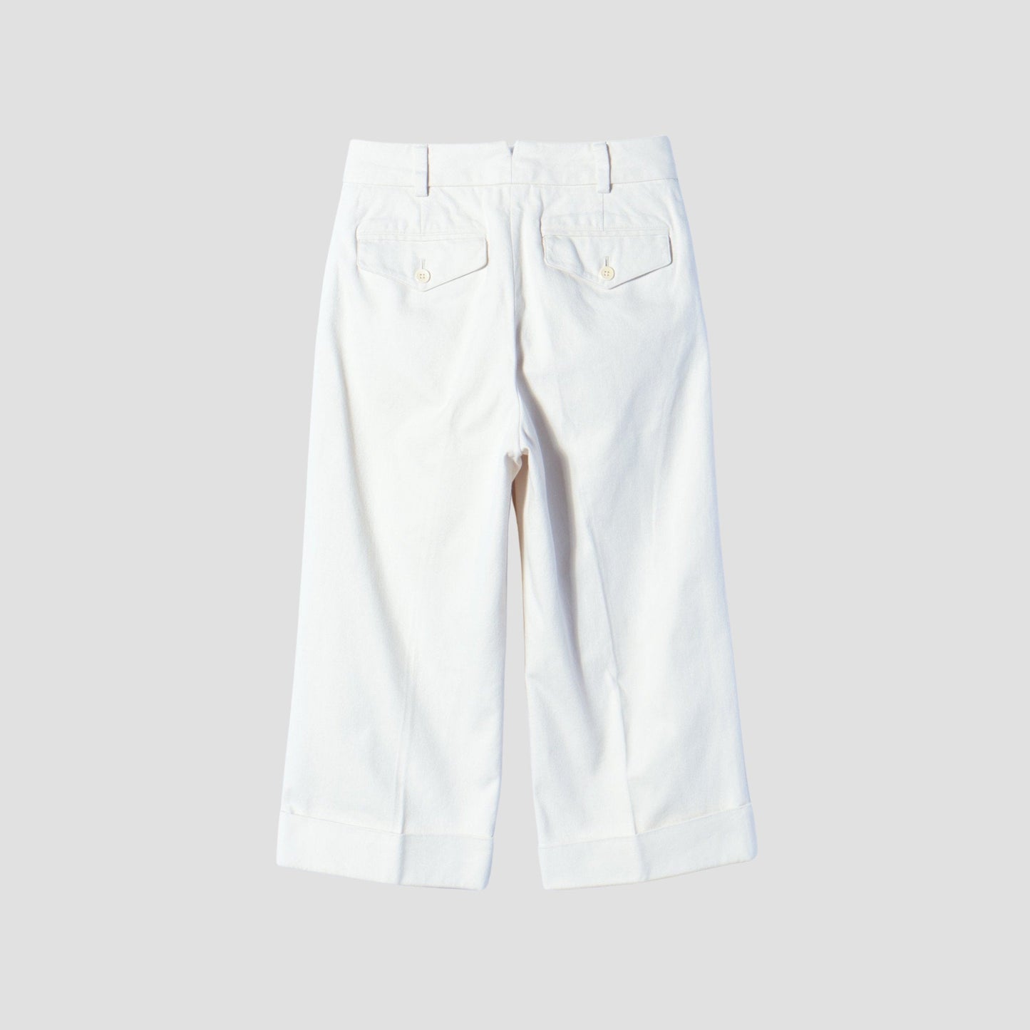 COTTON TWILL TROUSERS