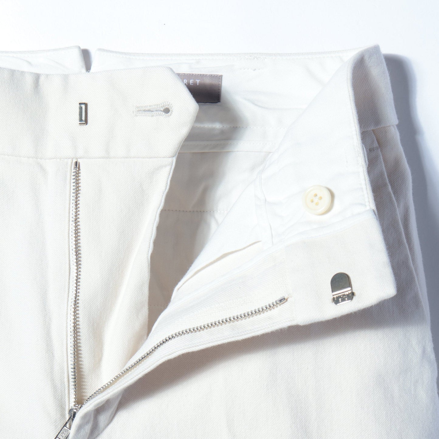 COTTON TWILL TROUSERS