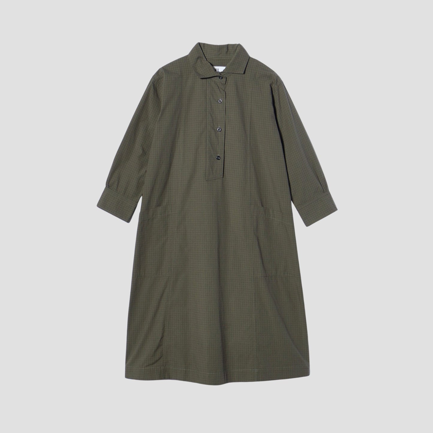 MATT COTTON CHECK DRESS