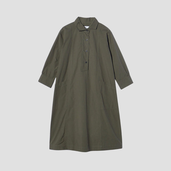 MATT COTTON CHECK DRESS