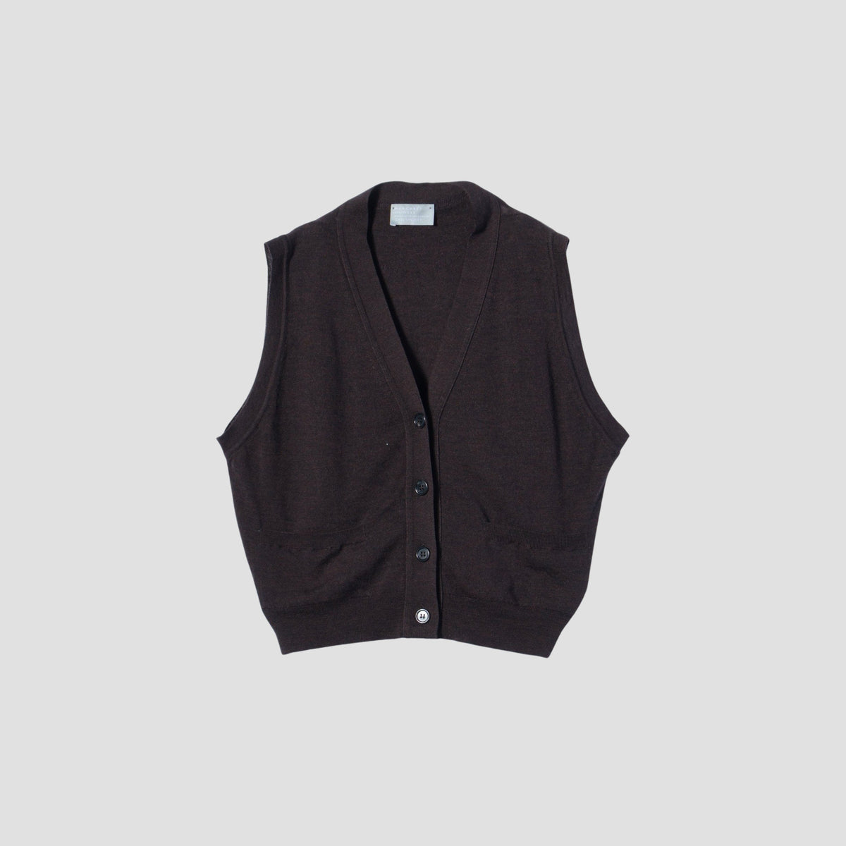 V NECK WAISTCOAT KNIT