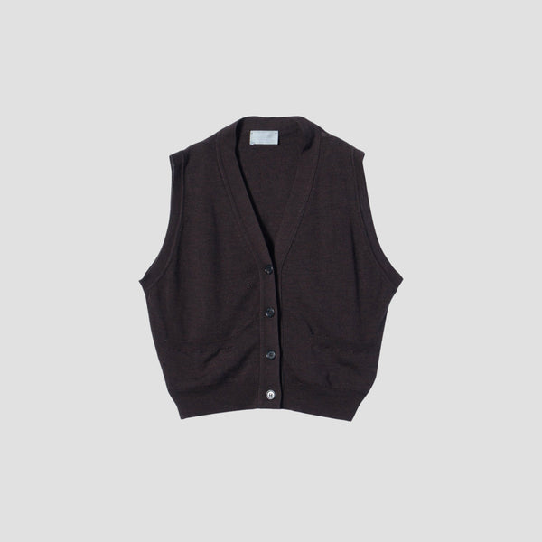 V NECK WAISTCOAT KNIT