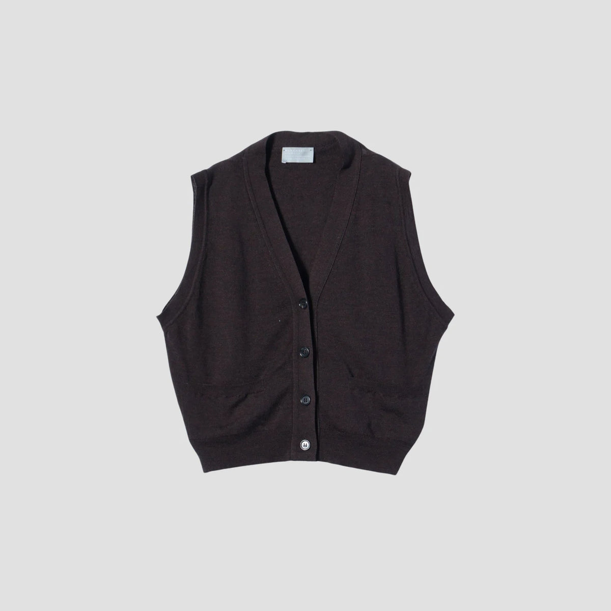 V NECK WAISTCOAT KNIT