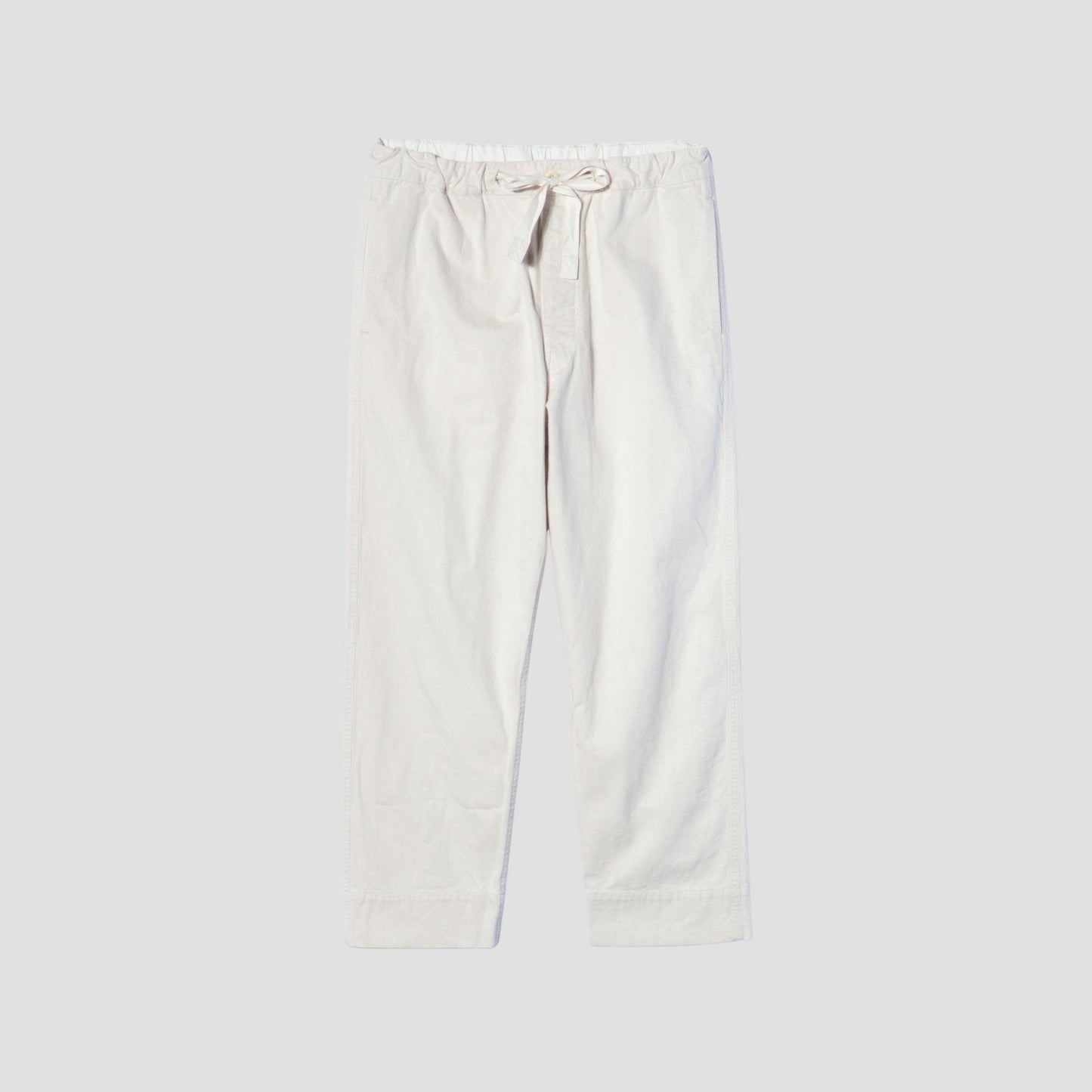 NATURAL DENIM TROUSERS