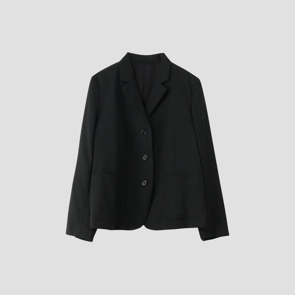 FINE WOOL POPLIN JACKET