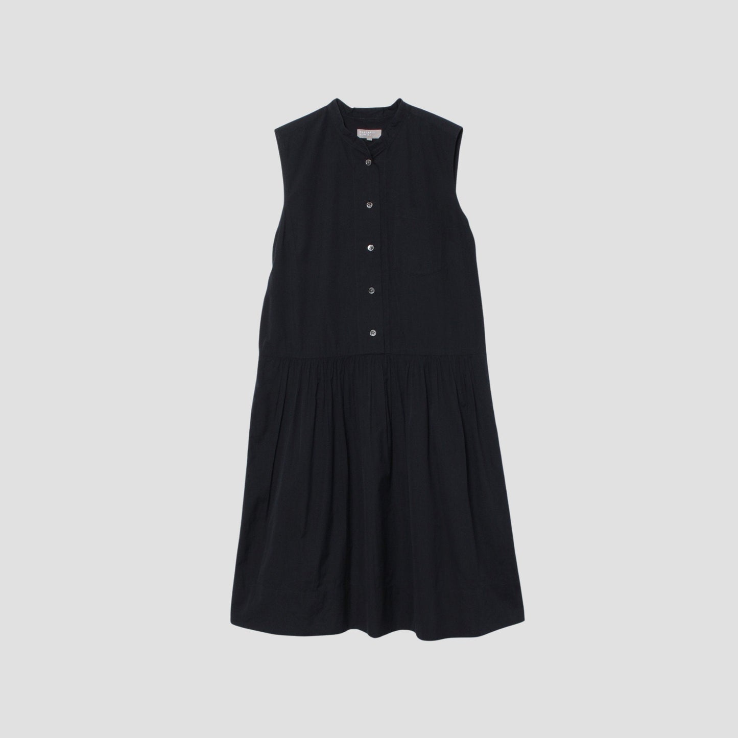 COTTON SILK POPLIN DRESS