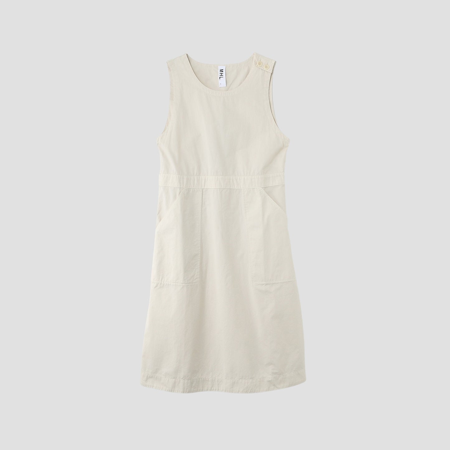 SUPERFINE COTTON TWILL DRESS