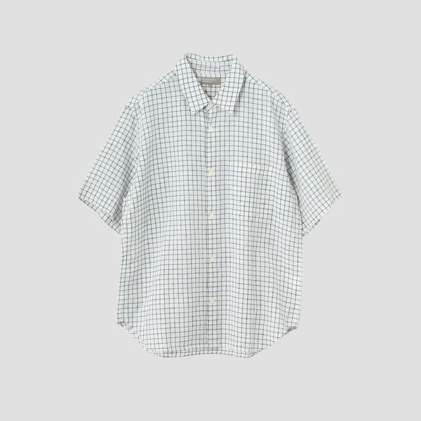 GRAPH CHECK LINEN SHIRT