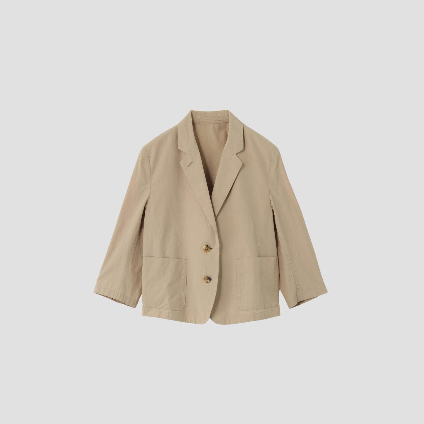 WASHED YARN DYE POPLIN JACKET