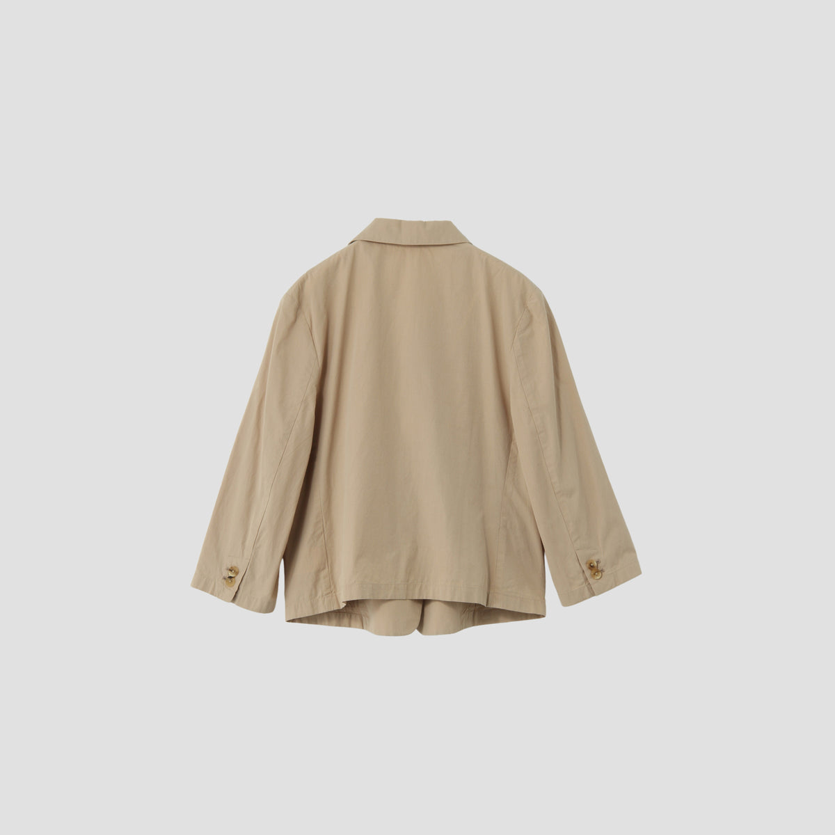 WASHED YARN DYE POPLIN JACKET