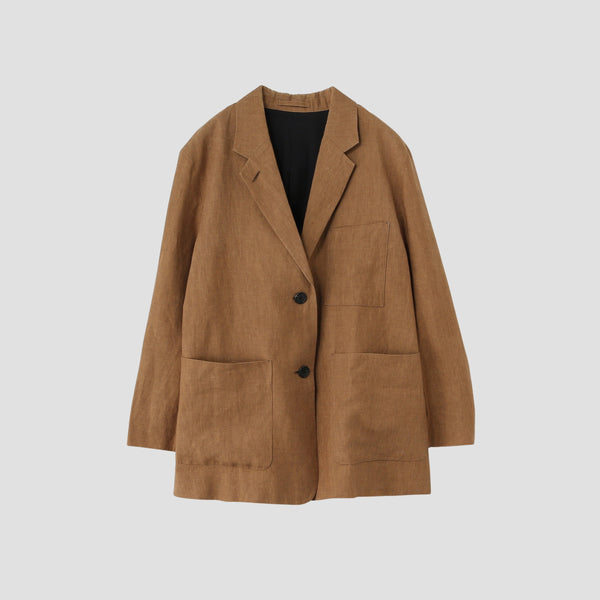 YARN DYED LINEN JACKET
