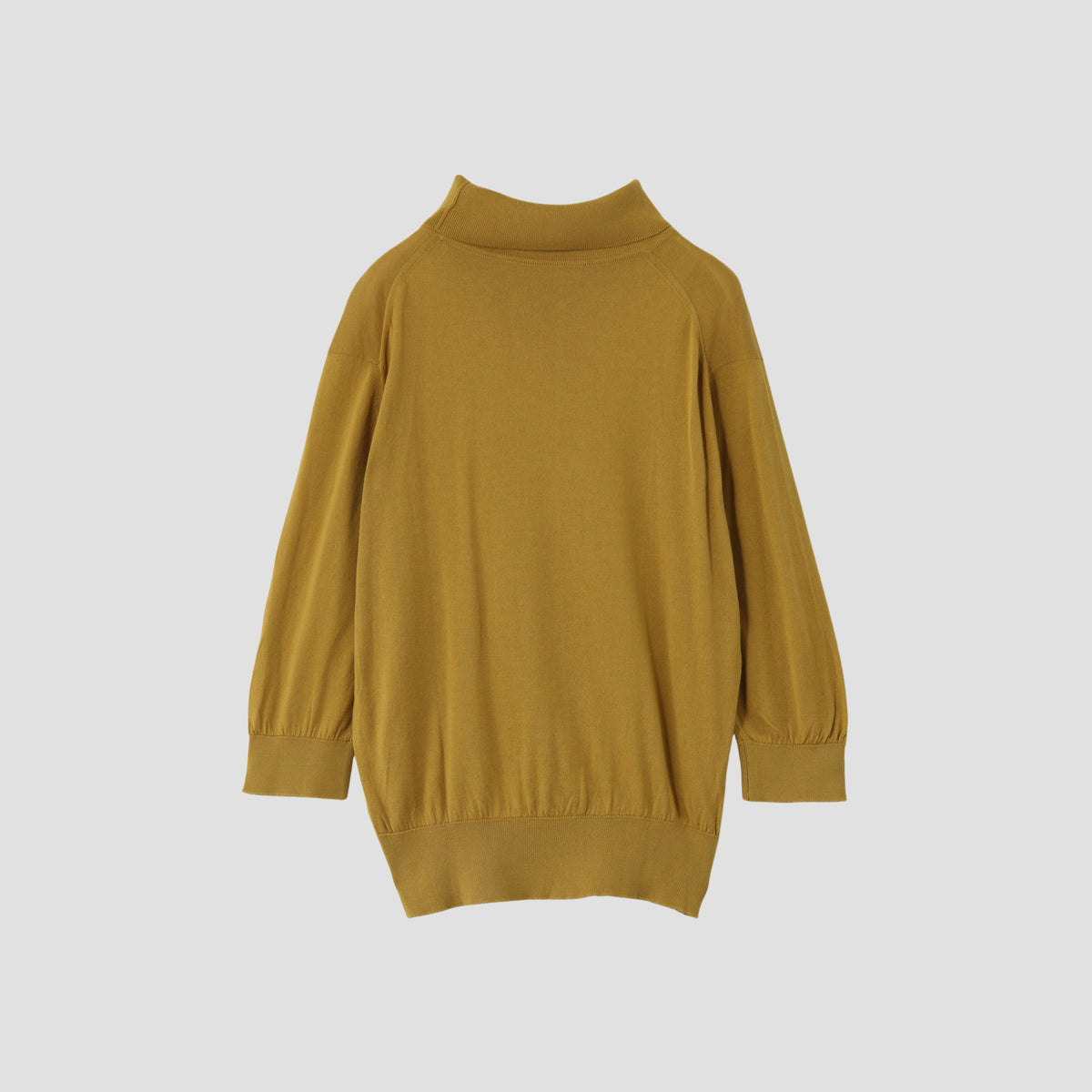 SEA ISLAND COTTON TURTLE NECK KNIT
