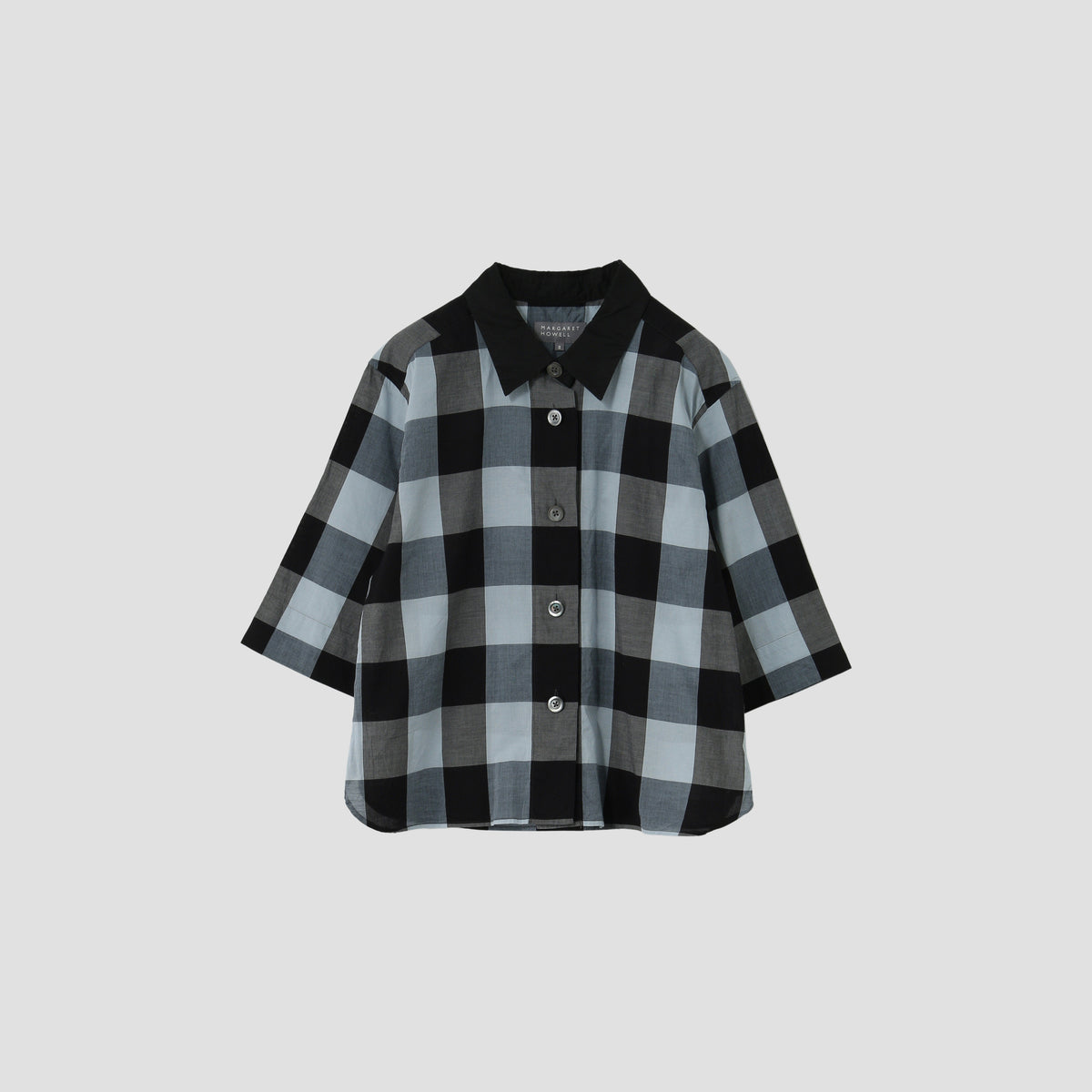 COTTON GINGHAM CHECK SHIRT