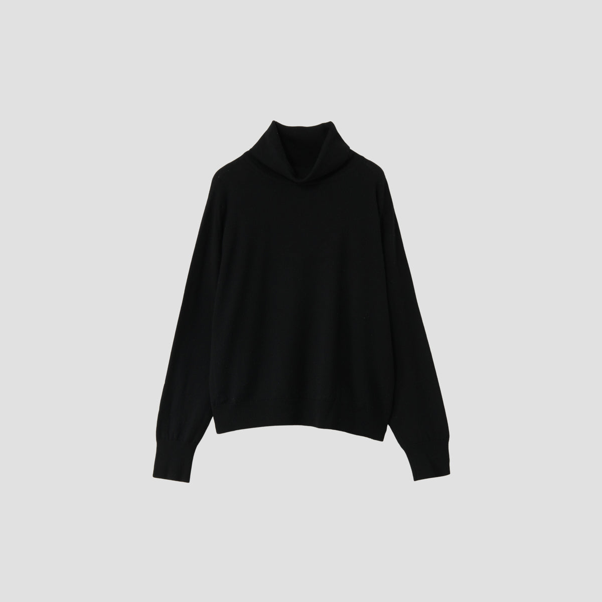 FINE WOOL TURTLE NECK KNIT