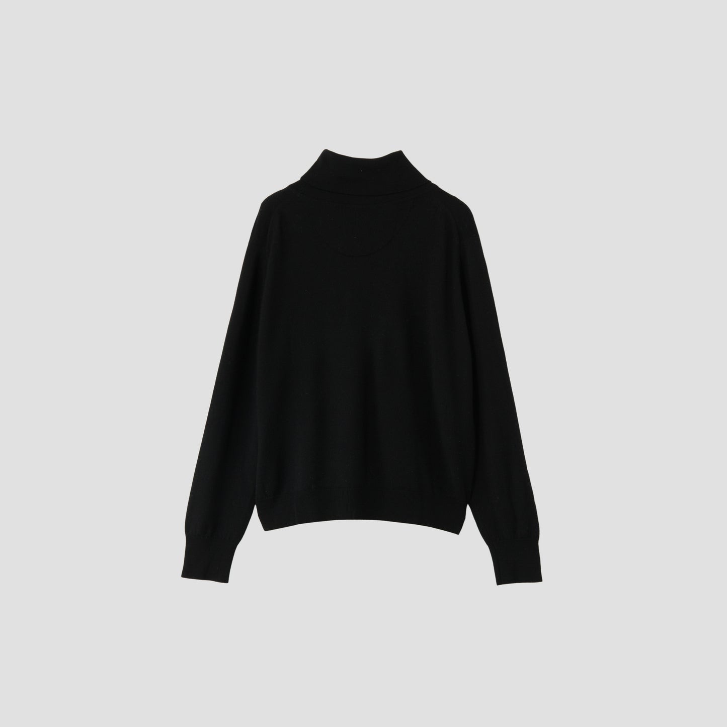 FINE WOOL TURTLE NECK KNIT