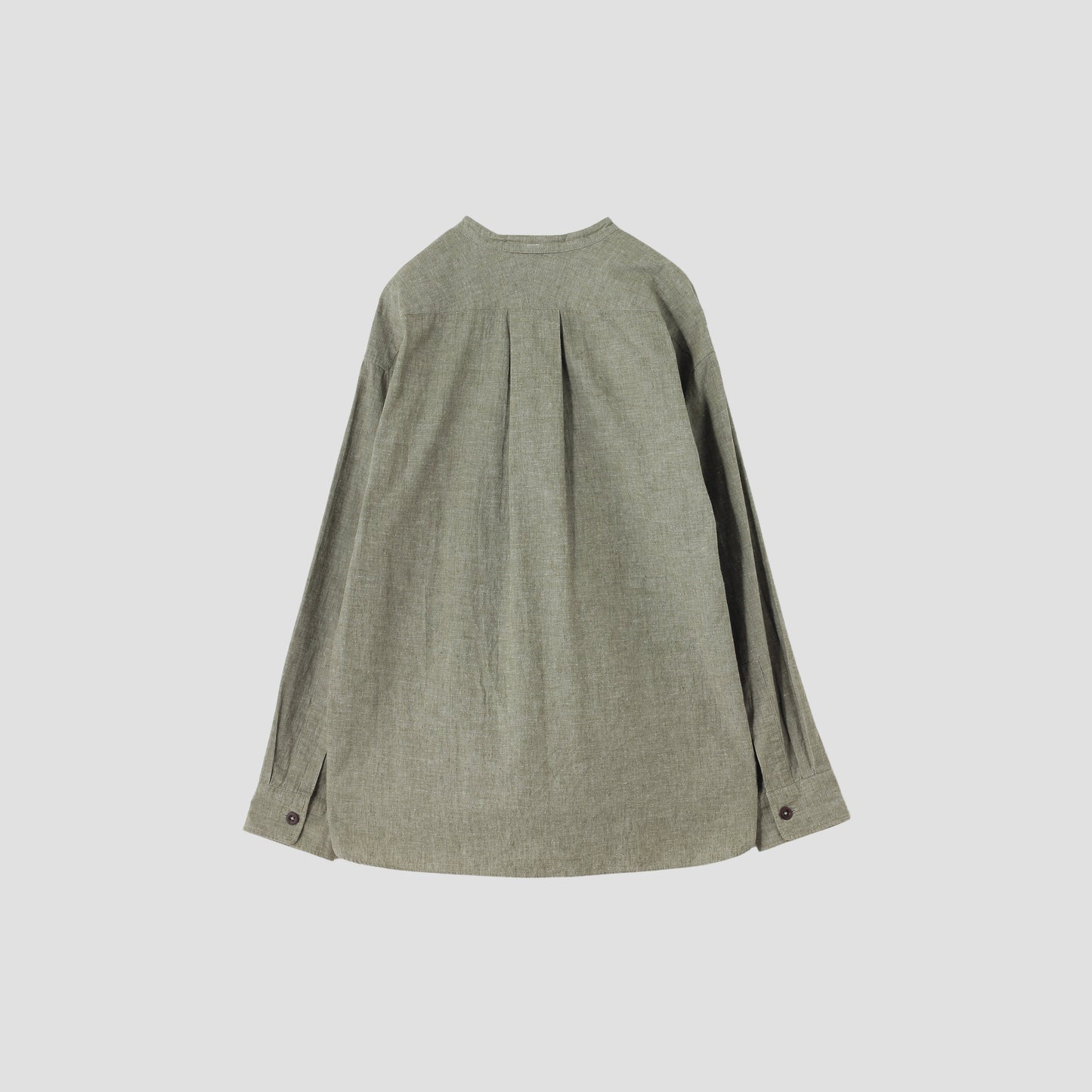 COTTON LINEN CHAMBRAY SHIRT
