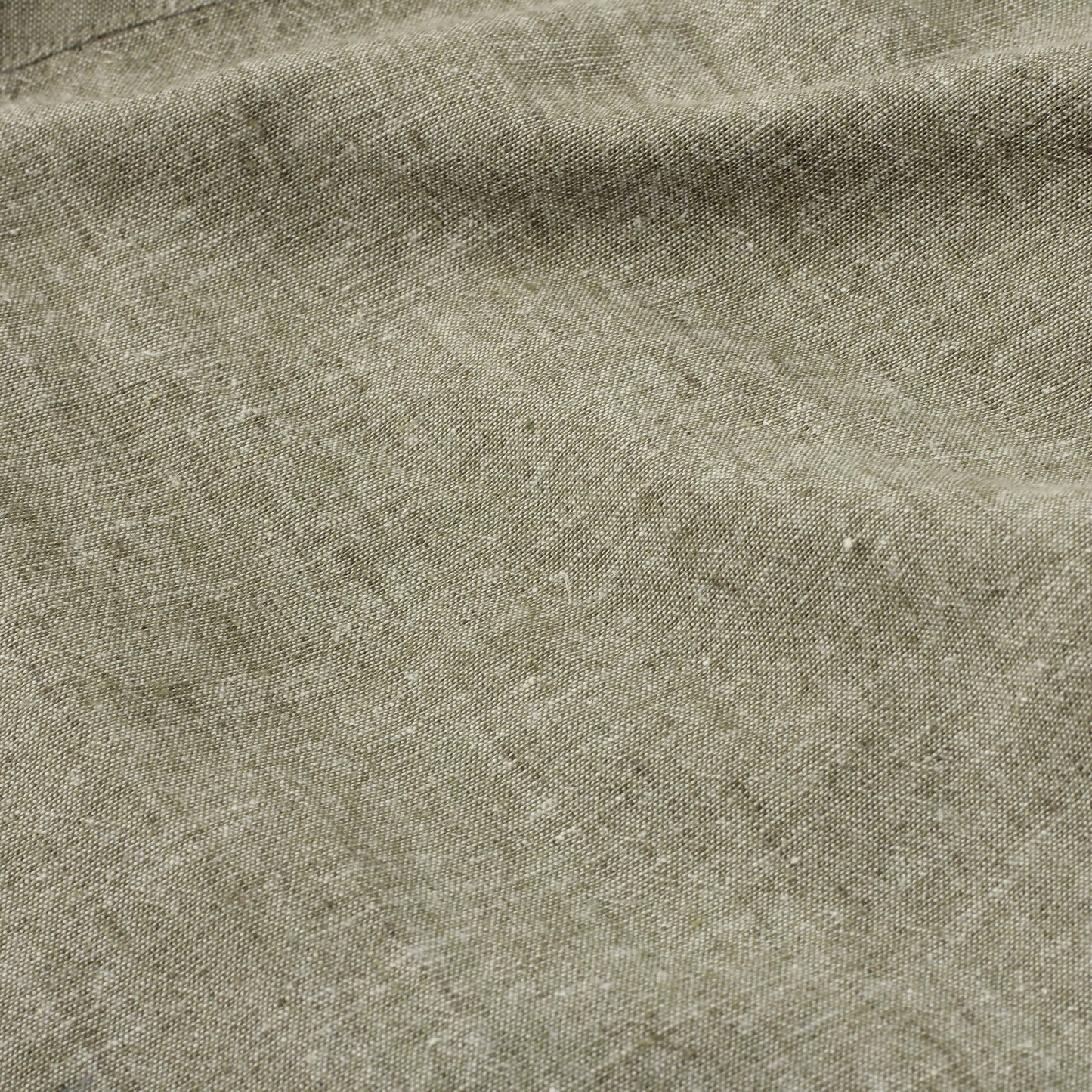 COTTON LINEN CHAMBRAY SHIRT
