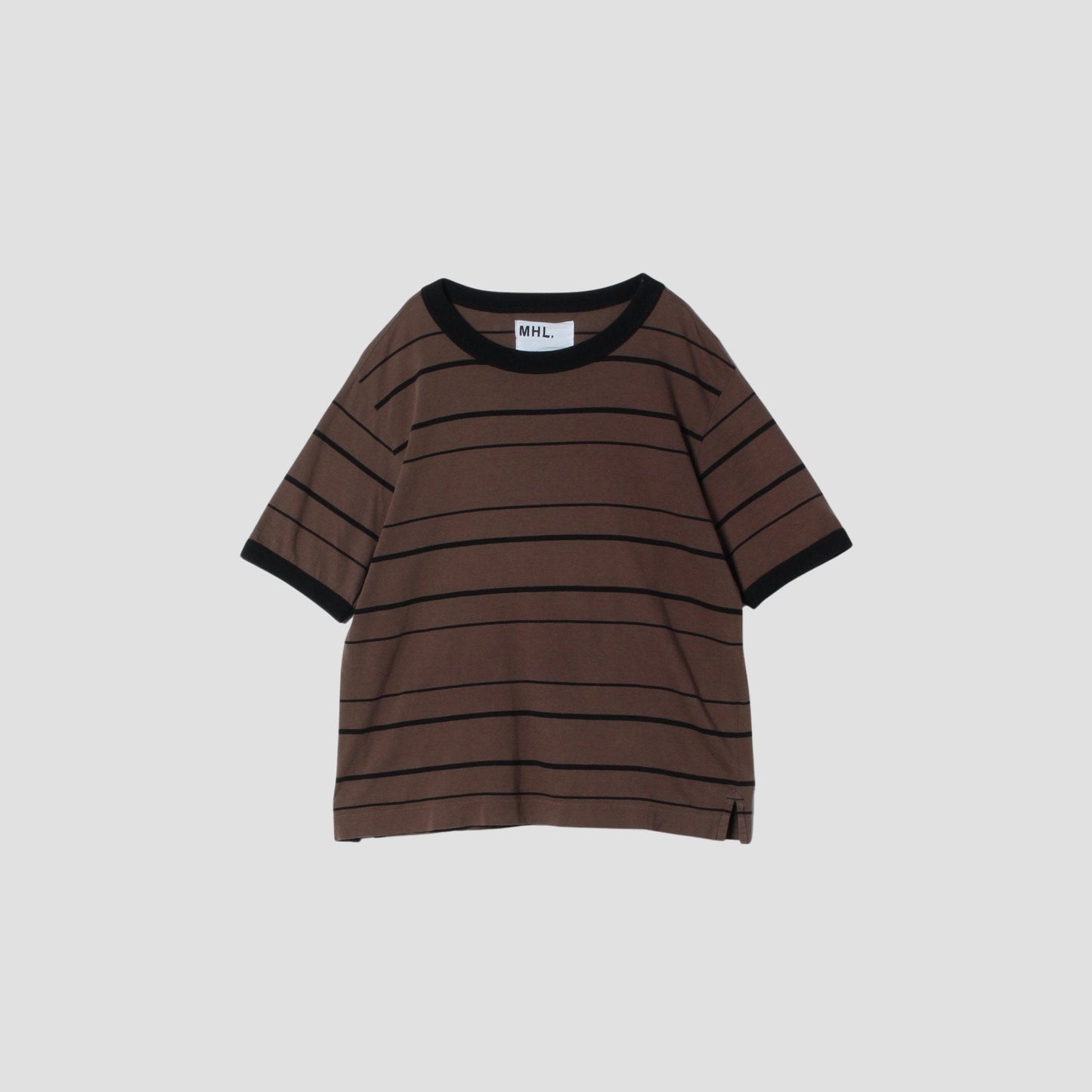 COTTON LINEN STRIPE JERSEY
