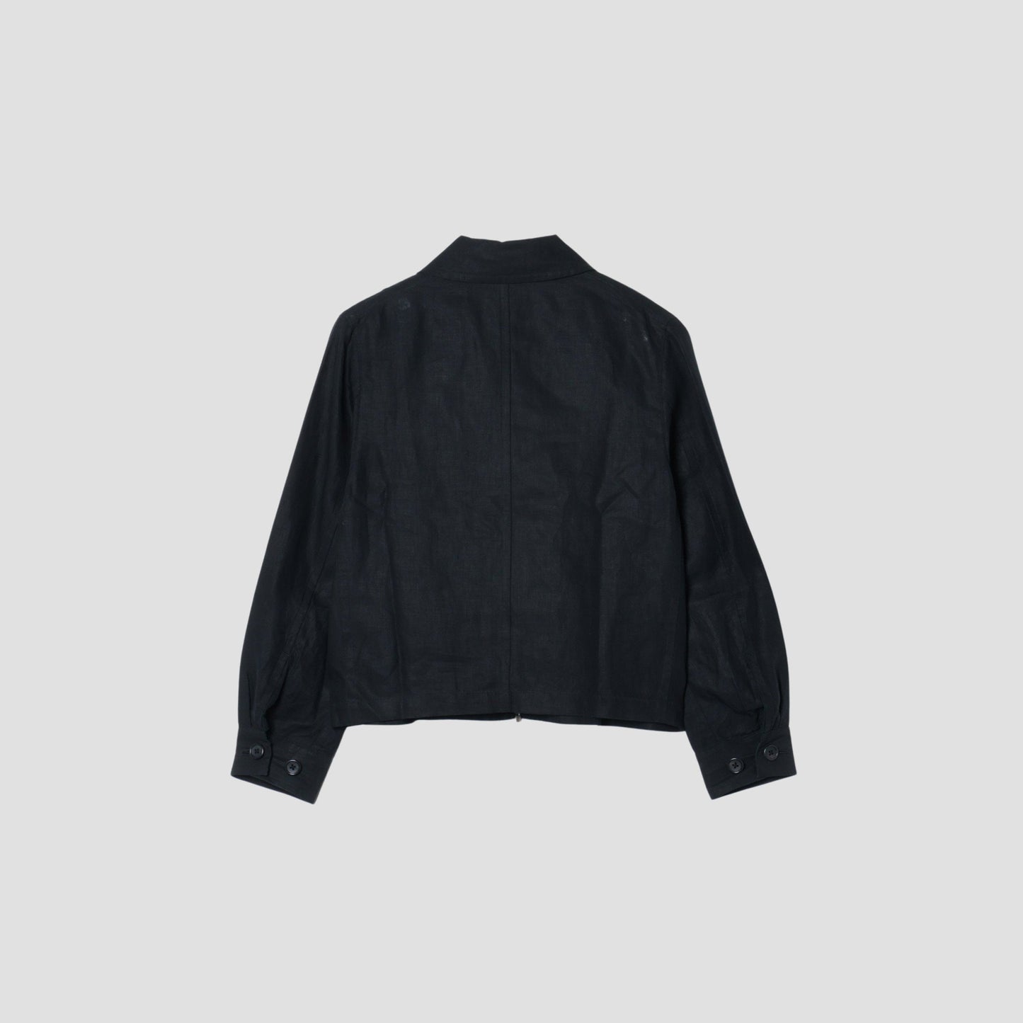 DENSE LINEN POPLIN BLOUSON