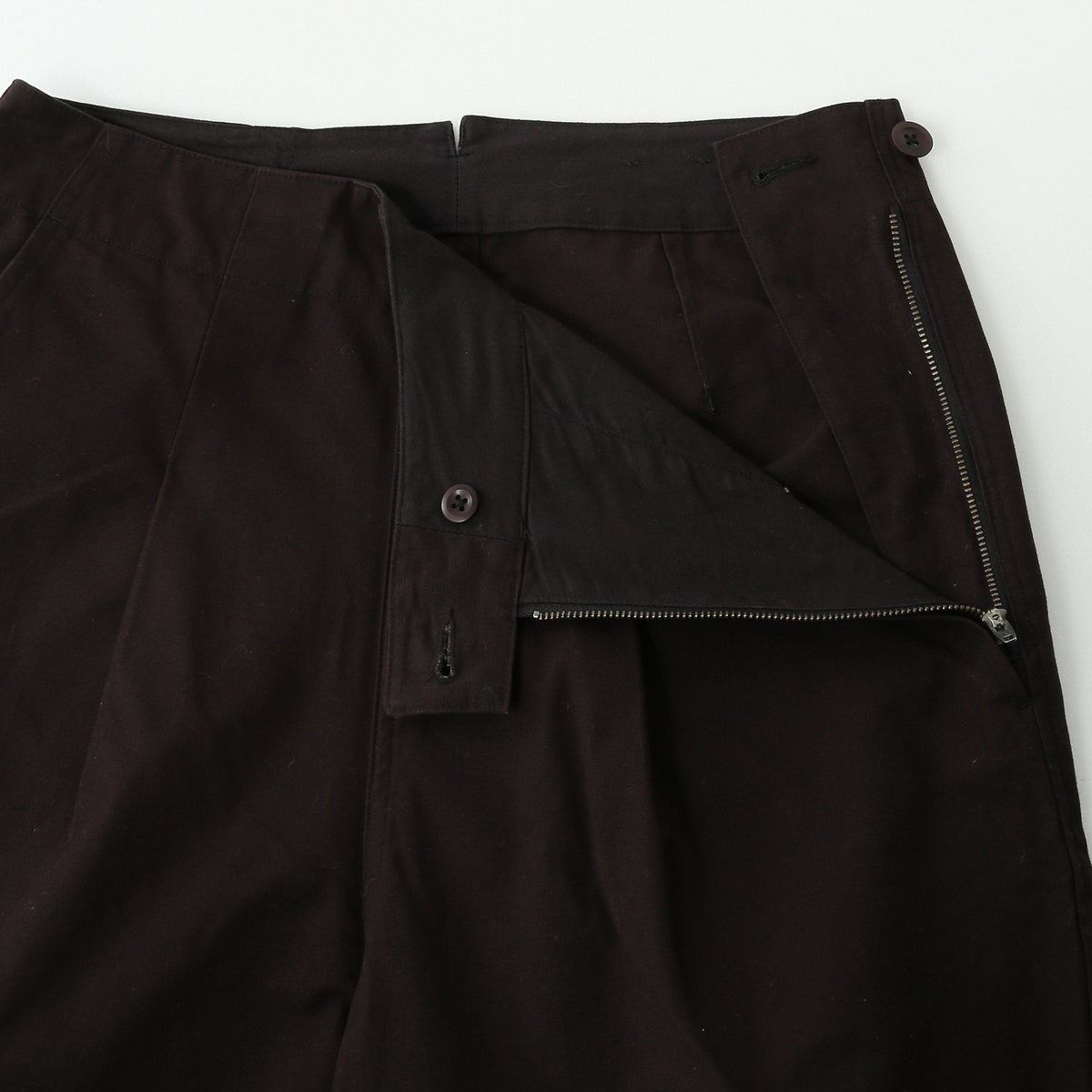 DRY NATURAL COTTON CANVAS TROUSERS