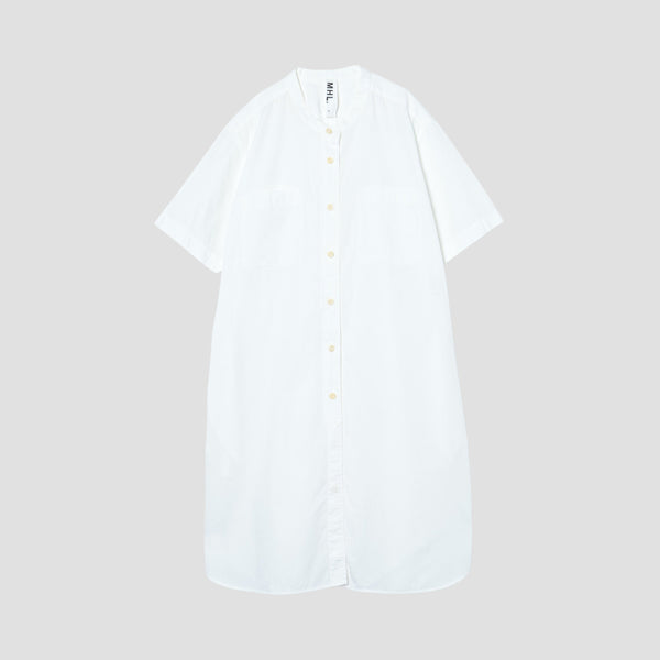 GARMENT DYE BASIC POPLIN DRESS