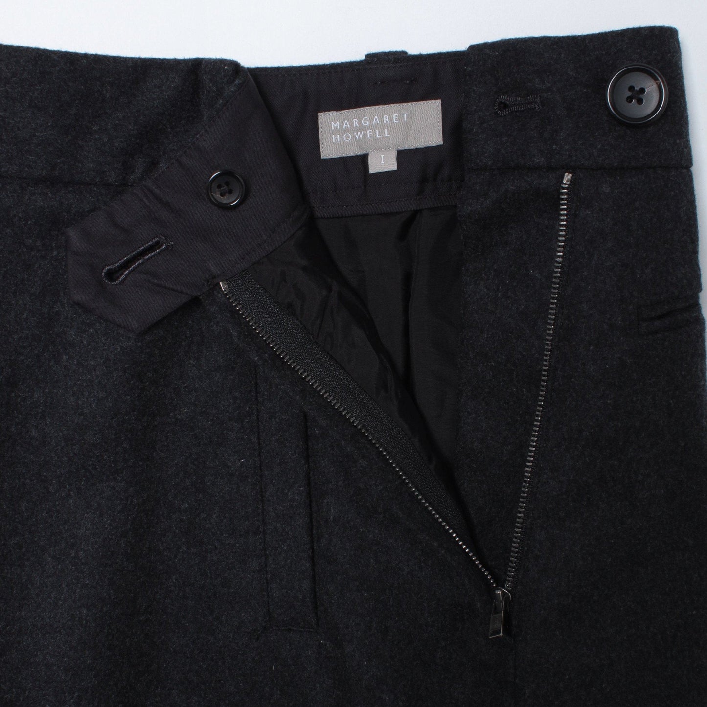 WOOLEN TWILL SKIRT