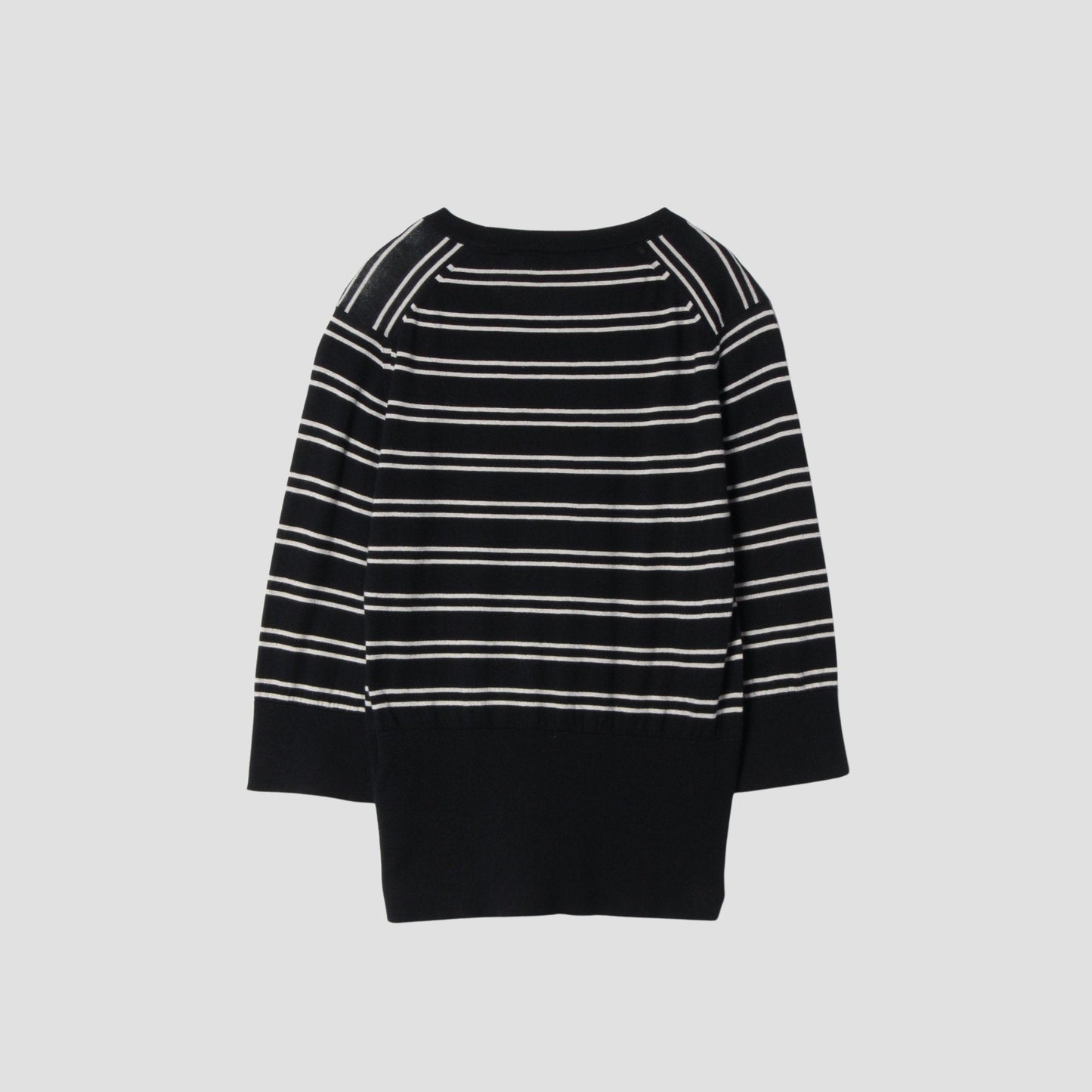 SEA ISLAND COTTON HIGH RIB JUMPER KNIT