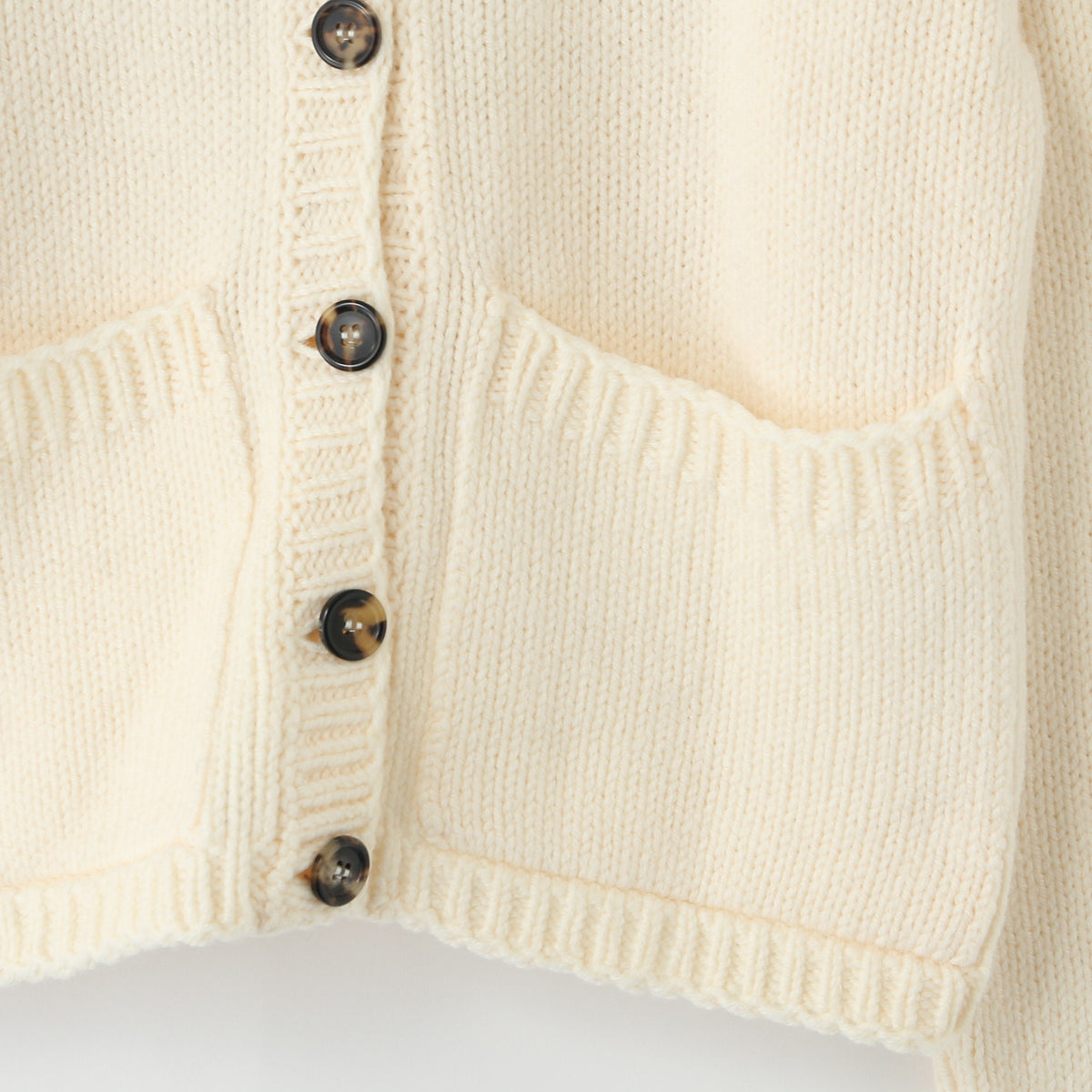 BIG POCKET CARDIGAN KNIT