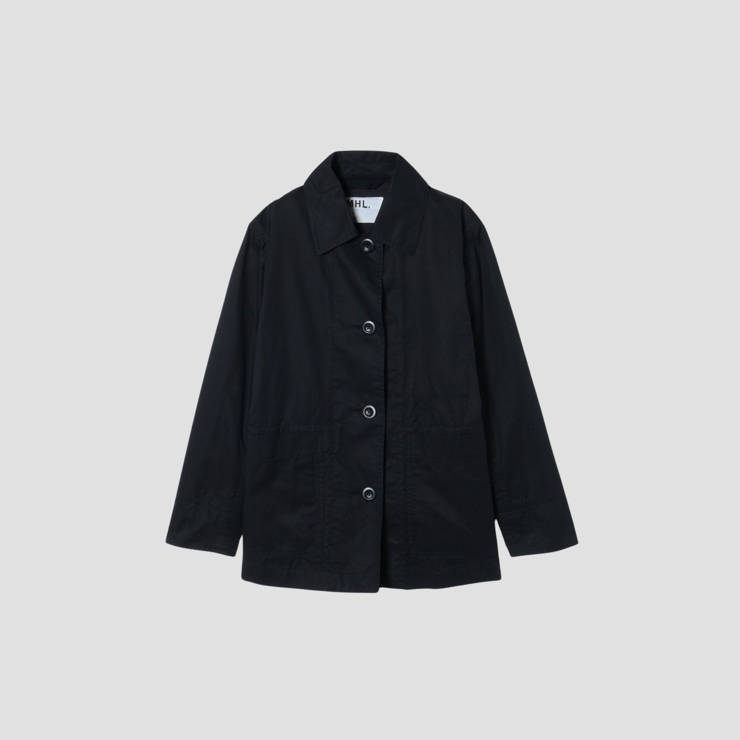 WASHED COTTON LINEN COAT