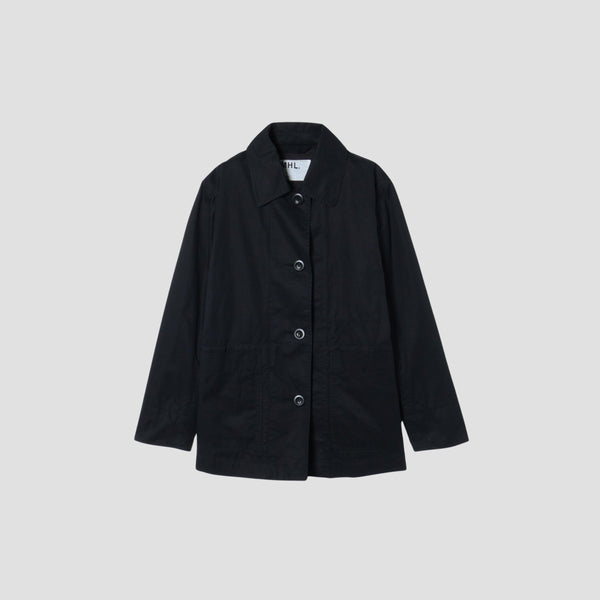 WASHED COTTON LINEN COAT