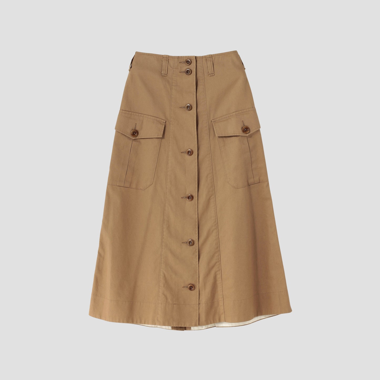 JAPANESE COTTON LINEN DRILL SKIRT