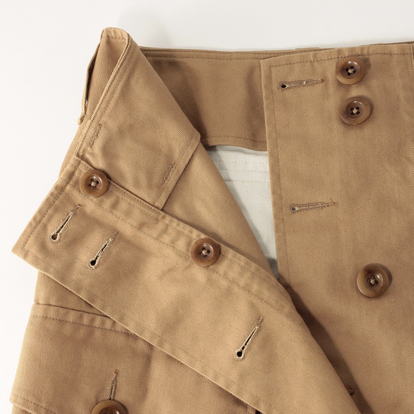 JAPANESE COTTON LINEN DRILL SKIRT